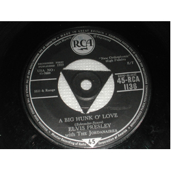 Elvis Presley / The Jordanaires A Big Hunk O' Love Vinyl 7" USED