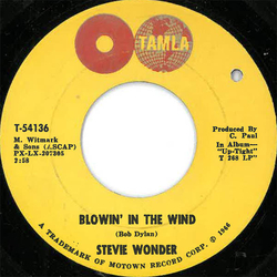 Stevie Wonder Blowin' In The Wind Vinyl 7" USED