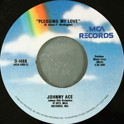 Johnny Ace Pledging My Love / Anymore Vinyl 7" USED