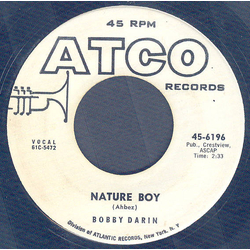 Bobby Darin Nature Boy Vinyl 7" USED