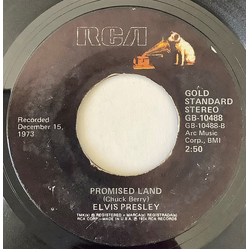 Elvis Presley Promised Land Vinyl 7" USED