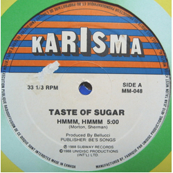 Taste Of Sugar Hmmm, Hmmm Vinyl 12" USED