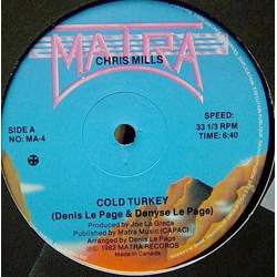 Christopher Mills (2) Cold Turkey Vinyl 12" USED