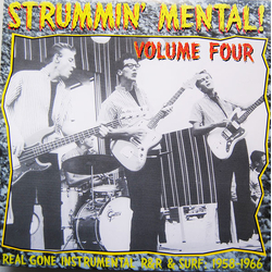 Various Strummin' Mental! Volume Four - Real Gone Instrumental R&R & Surf: 1958-1966 Vinyl LP USED