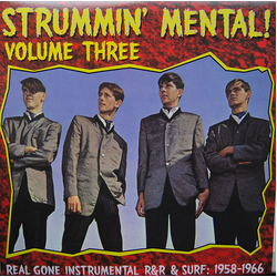Various Strummin' Mental! Volume Three - Real Gone Instrumental R&R & Surf: 1958-1966 Vinyl LP USED