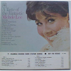 Michele Lee A Taste Of The Fantastic Michele Lee Vinyl LP USED