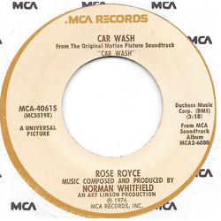 Rose Royce Car Wash Vinyl 7" USED