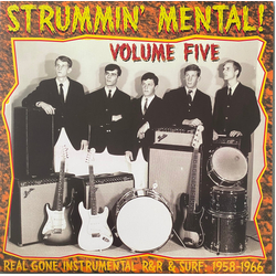 Various Strummin' Mental! Volume Five - Real Gone Instrumental R&R & Surf: 1958-1966 Vinyl LP USED