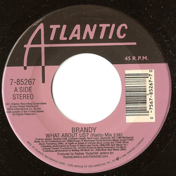 Brandy (2) What About Us? Vinyl 7" USED