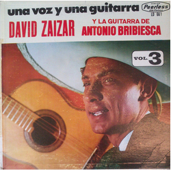 David Zaizar / Antonio Bribiesca Una Voz Y Una Guitarra Volumen 3 Vinyl LP USED