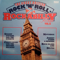 Various The Great British Rock 'N' Roll - Rockabilly Album Volume II Vinyl LP USED