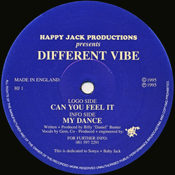 Different Vibe Can You Feel It / My Dance Vinyl 12" USED