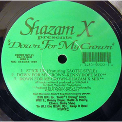 Shazam X Down For My Crown Vinyl 12" USED