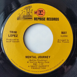 Trini Lopez Mental Journey / Good Old Mountain Dew USED VINYL 7INCH 45 RPM SINGLE