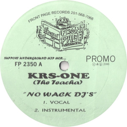 KRS-One / The Teacha No Wack DJ's / I Will Make It Vinyl 12" USED