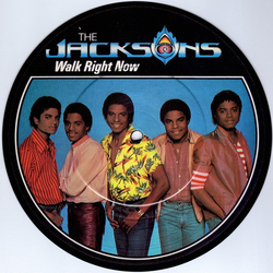 The Jacksons Walk Right Now Vinyl 7" USED