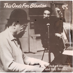 Duke Ellington / Ray Brown This One's For Blanton Vinyl LP USED