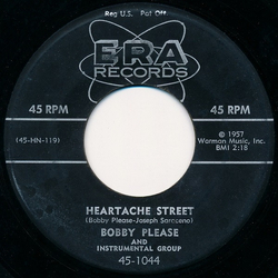 Bobby Please Heartache Street / Your Driver's License, Please Vinyl 7" USED