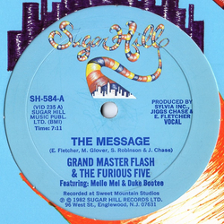 Grandmaster Flash & The Furious Five / Melle Mel / Duke Bootee The Message Vinyl 12" USED