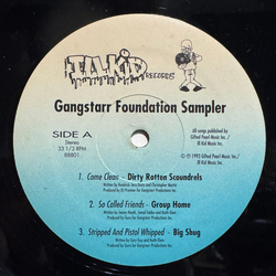Gang Starr Foundation Gangstarr Foundation Sampler Vinyl 12" USED