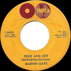 Marvin Gaye Pride And Joy / One Of These Days Vinyl 7" USED