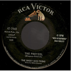 The Sweet Sick-Teens The Pretzel / Agnes (The Teenage Russian Spy) Vinyl 7" USED