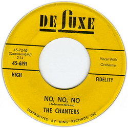 The Chanters No No No / I Make This Pledge (To You) Vinyl 7" USED