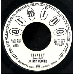 Johnny Cooper (3) Rivalry Vinyl 7" USED