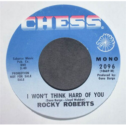 Rocky Roberts I Won't Think Hard Of You USED VINYL 7INCH 45 RPM SINGLE PROMO MONO