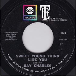 Ray Charles Sweet Young Thing Like You Vinyl 7" USED
