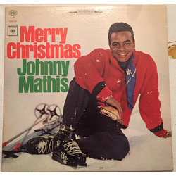 Johnny Mathis Merry Christmas Vinyl LP USED
