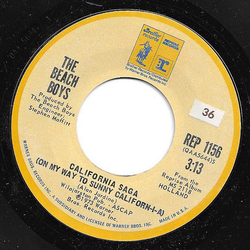 The Beach Boys California Sage (On My Way To Sunny Californ-I-A) Vinyl 7" USED