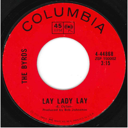 The Byrds Lay Lady Lay Vinyl 7" USED