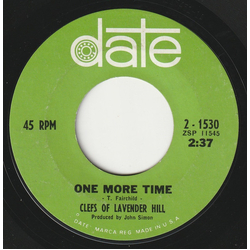 Clefs Of Lavender Hill So I'll Try / One More Time Vinyl 7" USED