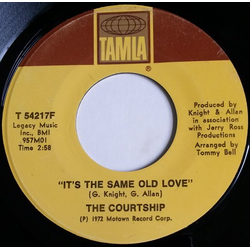 The Courtship It's The Same Old Love Vinyl 7" USED