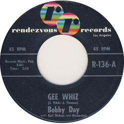 Bobby Day Gee Whiz / Over And Over Vinyl 7" USED