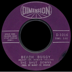 The Shut Downs Beach Buggy / Four In The Floor Vinyl 7" USED
