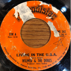 Wilmer & The Dukes Living In The U.S.A. / Count On Me Vinyl 7" USED