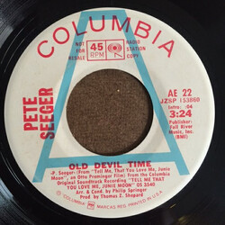 Pete Seeger / Pacific Gas & Electric Old Devil Time / The Rake And Work Your Show USED VINYL 7INCH SINGLE 45 RPM PROMO
