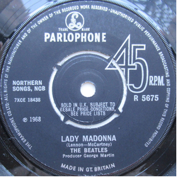 The Beatles Lady Madonna Vinyl 7" USED