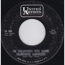 Joanne & The Streamliners Frankfurter Sandwiches Vinyl 7" USED