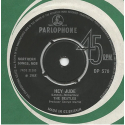 The Beatles Hey Jude Vinyl 7" USED