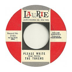 The Tokens Please Write Vinyl 7" USED