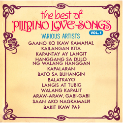Various The Best Of Pilipino Love Songs Vol. 1 Vinyl LP USED