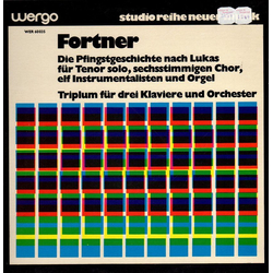 Wolfgang Fortner Die Pfingstgeschichte Nach Lukas Für Tenor Solo, Sechsstimmigen Chor, Elf Instrumentalisten Und Orgel ‧ Triplum Für Drei Klaviere Und