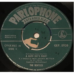 The Beatles Extracts From The Film A Hard Day's Night Vinyl 7" USED