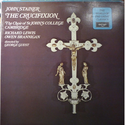 John Stainer / St. John's College Choir / Richard Lewis (3) / Owen Brannigan / George Guest (2) The Crucifixion Vinyl LP USED