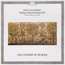 William Byrd / The Consort Of Musicke Psalmes, Sonets & Songs 1588 Vinyl LP USED