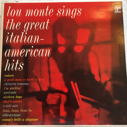 Lou Monte Sings The Great Italian-American Hits Vinyl LP USED