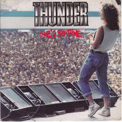 Thunder (3) She's So Fine Vinyl 7" USED